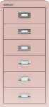 Schubladenschrank 6 Schübe pastellpink H 590 x B 279...