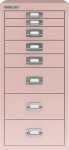 Schubladenschrank 8 Schübe pastellpink H 590 x B 279...