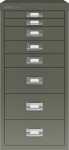 Schubladenschrank 8 Schübe olivgrün H 590 x B...