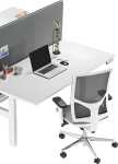 Bürodrehstuhl ZED, Armlehnen , weiß, Sitz...
