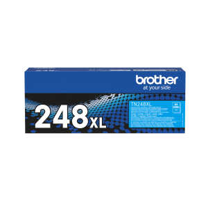 Toner TN248XLC, für Brother Drucker, ca. 2.300 Seiten, cyan