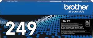 Toner TN249BK, für Brother Drucker, ca. 4.500 Seiten, schwarz