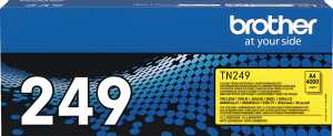 Toner TN249Y, für Brother Drucker, ca. 4.000 Seiten, gelb