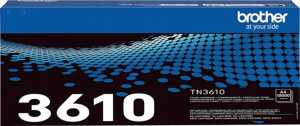 Toner TN-3610, für Brother Drucker, ca. 18.000 Seiten, schwarz