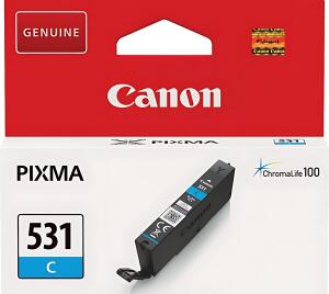 TintenpatroneCLI-531C, für Canon Drucker, 8,2 ml, cyan