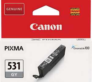 Tintenpatrone CLI-531GY, für Canon Drucker, 8,2 ml, grau
