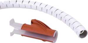 Kabelschlucker Addit 731, mit Einzugshilfe, ø 15 mm x 3 m, weiß