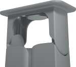 Magnetbefestigung 482 für Addit Kabelführung, grau