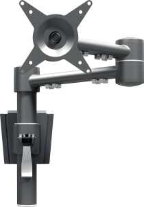 Viewmate Wand-Montorarm silber Tiefenverstellung, 5 Jahre Garantie