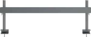 Schienensystem Viewmate Schreibtisch 112 Säulenhöhe 400mm 1200mm silbe