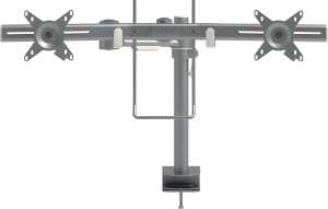 Monitorarm Viewmate 602, bis 7,5 kg pro Monitor, Stahl, silber