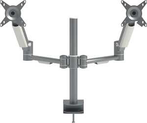 Monitorarm Viewmate plus Schreibtisch 862 8kg pro Monitor Stahl silber