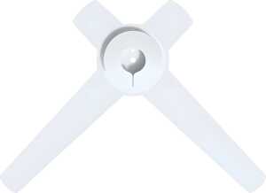 Fußplatte f Viewlite Monitorarm Schreibtisch 102 Option010 Stahl weiß