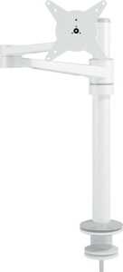 Monitorarm Viewlite Schreibtisch 120, verstellbar 8kg Aluminium weiß
