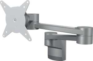 Monitorarm Viewlite Wand 222, bis 8 kg pro Monitor, Aluminium, silber