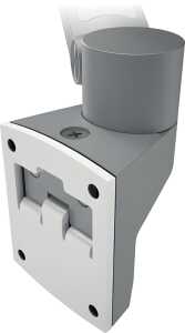 Monitorarm Viewlite Wand 312, bis 8 kg pro Monitor, Aluminium, silber