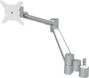 Dual-Monitorarm Viewmate Option 602, Set aus Monitorarm silber