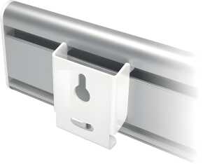 Schienensystem Viewlite Schreibtisch 712 bis 3 Geräte bis 8 kg, silber