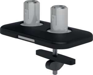 Durchtisch - Befestigung Viewprime 823, doppelten Monitorarm, schwarz