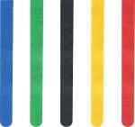 Klettbinder, wiederverwendbar, 16 x 215 mm, 5 Stück,...