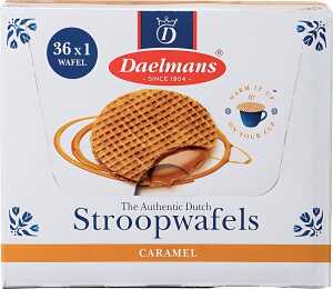 Daelmans Stroopwafel Jumbo, 36 x 39g, 1 Packung = 36 Stück