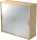 Schiebetürenschrank 1753, 1200 x 1110 x 400 mm 3 Ordnerhö ahorn/silber