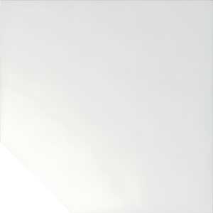 Verkettungsplatte LT12, Trapezform, Stüzfuß 1200 x 1200 mm weiß/silber