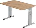 Schreibtisch OS12, 1200 x 800 x 650-850 mm, C-Fuß,...