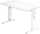 Schreibtisch OS612 1200 x 670 x 650-850 mm, C-Fuß, höverstel weiß/weiß