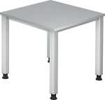 Schreibtisch QS08 800 x 800 x 680-835 mm, 4-Fuß,...