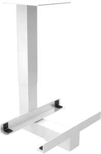 PC-Halter RCPU, 135/215 x 330/530 mm, Metall, weiß