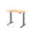 Sitz-Steh-Schreibtisch XDBK12, 1200 x 800 x 640-1290 mm, Ahorn/graphit