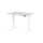 Sitz-Steh-Schreibtisch XDBK12, 1200 x 800 x 640-1290 mm, grau/weiß