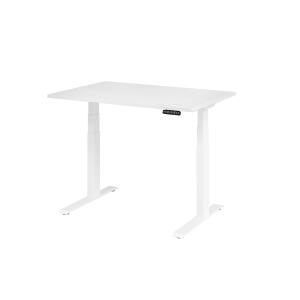 Sitz-Steh-Schreibtisch XDBK12, 1200 x 800 x 640-1290 mm, weiß/weiß