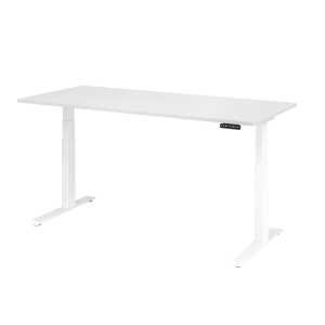 Sitz-Steh-Schreibtisch XDBK19, 1800 x 800 x 640-1290 mm, weiß/weiß