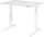 Sitz-Steh-Schreibtisch XMKA12, 1200 x 800 x 700-1200 mm, weiß/weiß