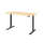 Sitz-Steh-Schreibtisch XMKA16, 1600 x 800 x 700-1200 mm, Ahorn/graphit