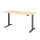 Sitz-Steh-Schreibtisch XMKA19, 1800 x 800 x 700-1200 mm, Ahorn/graphit