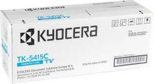 Toner-Kit TK-5415C, für Kyocera Drucker, ca. 13.000 Seiten, cyan