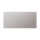Glasboard abgerundete Ecken, matte Oberfläche, 100 x 200 cm, Warm Grey