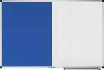 Kombiboard UNITE 60 x 90 cm Whiteboard/Pinboard Filz blau