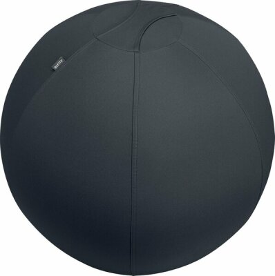 Sitzball Active 65 cm Anti Roll, für eine Körpergröße von 156 bis 180 cm, waschbarer Bezug, samtgrau