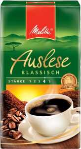 Melitta Kaffee Auslese , gemahlener Röstkaffee, 500 g, Intensität: 4