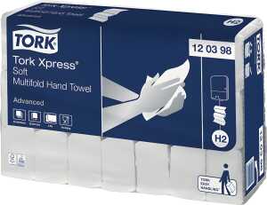 Falthandtücher Multifold Advanced, 25,5 x 21,2 cm, weiß, weich