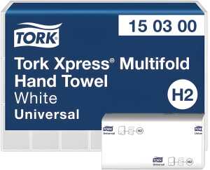 Tork Xpress Multifold-Handtücher H2 Univers 2-lagig 21x160 Tücher weiß