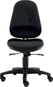 Bürodrehstuhl Ultra XL, ohne Armlehnen, Rückenlehne/ schwarz