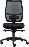 Bürodrehstuhl Flash Net bis 110kg, o Armlehnen...