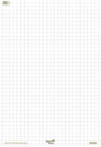 Green Flip Chart Block, 68 x 99 cm, kariert, 20 Blatt, 80g/qm