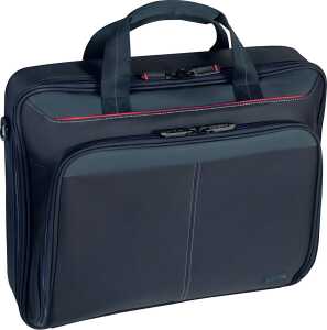 Laptoptasche Classic Clamshell, 15,6", Schultergurt, Polyester schwarz