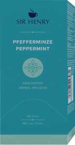 Tee Sir Henry Pfefferminze, 25 Portionsbeutel á 2,2 g